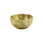 Carved Soap Stone Hand Carved Stone Smudge Bowl 4"