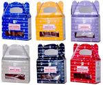 Satya Assorted Backflow Incense Cones - 24 Cones Pack 6 P